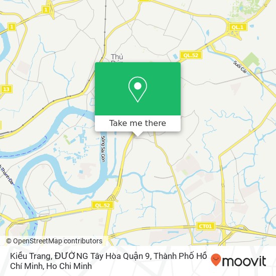 Kiều Trang, ĐƯỜNG Tây Hòa Quận 9, Thành Phố Hồ Chí Minh map