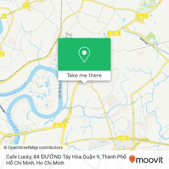 Cafe Lucky, 84 ĐƯỜNG Tây Hòa Quận 9, Thành Phố Hồ Chí Minh map