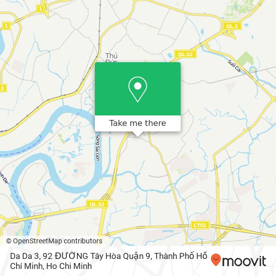 Da Da 3, 92 ĐƯỜNG Tây Hòa Quận 9, Thành Phố Hồ Chí Minh map