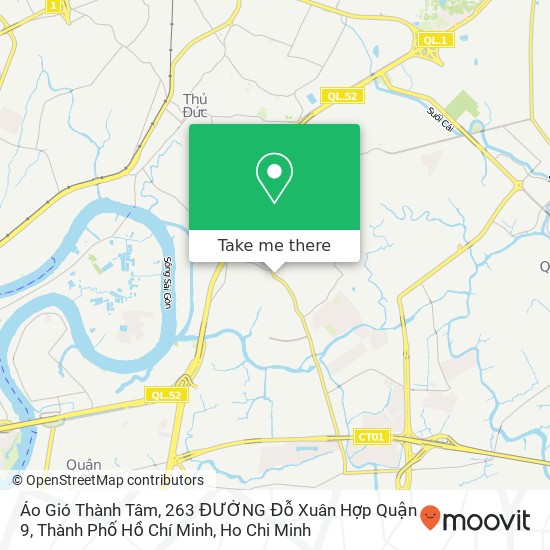Áo Gió Thành Tâm, 263 ĐƯỜNG Đỗ Xuân Hợp Quận 9, Thành Phố Hồ Chí Minh map