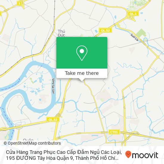 Cửa Hàng Trang Phục Cao Cấp Đầm Ngủ Các Loại, 195 ĐƯỜNG Tây Hòa Quận 9, Thành Phố Hồ Chí Minh map