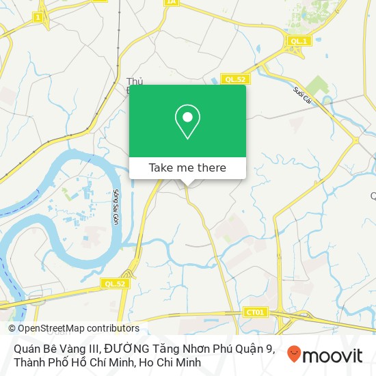 Quán Bê Vàng III, ĐƯỜNG Tăng Nhơn Phú Quận 9, Thành Phố Hồ Chí Minh map