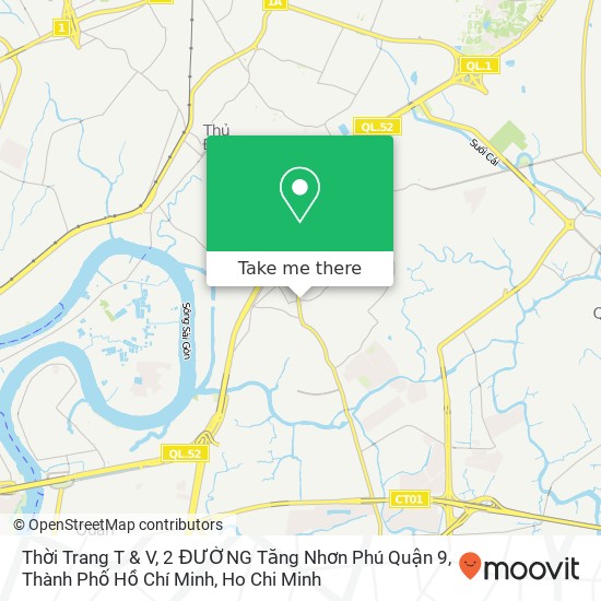 Thời Trang T & V, 2 ĐƯỜNG Tăng Nhơn Phú Quận 9, Thành Phố Hồ Chí Minh map