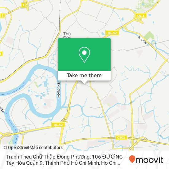 Tranh Thêu Chữ Thập Đông Phương, 106 ĐƯỜNG Tây Hòa Quận 9, Thành Phố Hồ Chí Minh map