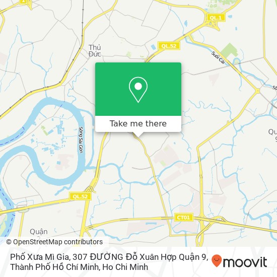 Phố Xưa Mì Gia, 307 ĐƯỜNG Đỗ Xuân Hợp Quận 9, Thành Phố Hồ Chí Minh map