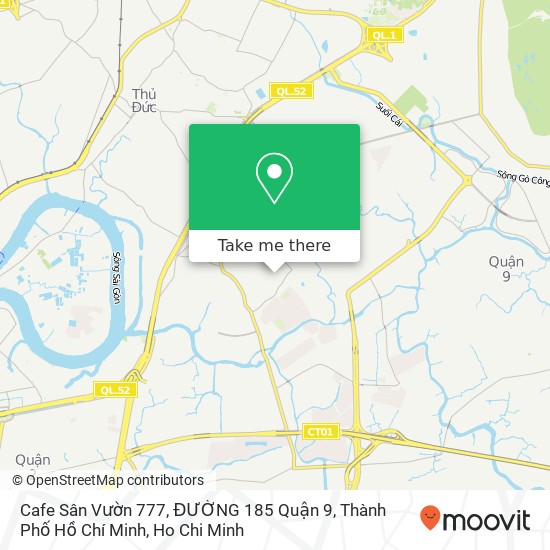 Cafe Sân Vườn 777, ĐƯỜNG 185 Quận 9, Thành Phố Hồ Chí Minh map