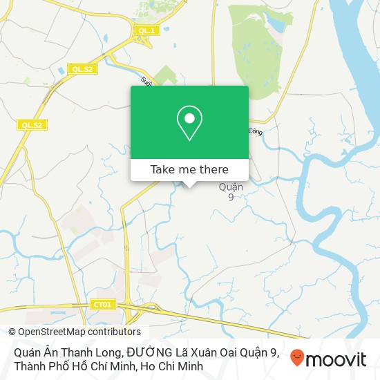 Quán Ăn Thanh Long, ĐƯỜNG Lã Xuân Oai Quận 9, Thành Phố Hồ Chí Minh map