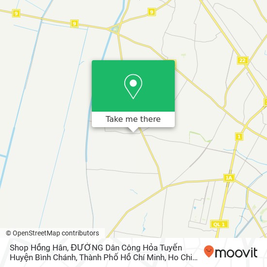 Shop Hồng Hân, ĐƯỜNG Dân Công Hỏa Tuyến Huyện Bình Chánh, Thành Phố Hồ Chí Minh map