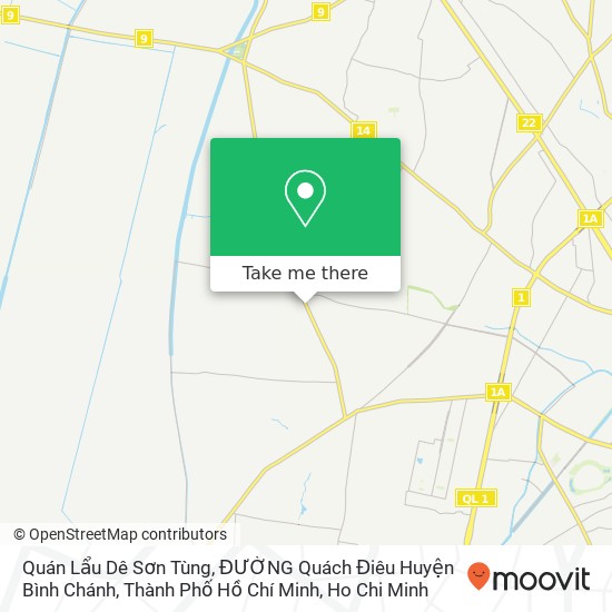 Quán Lẩu Dê Sơn Tùng, ĐƯỜNG Quách Điêu Huyện Bình Chánh, Thành Phố Hồ Chí Minh map