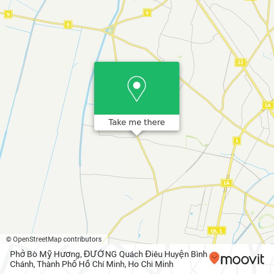 Phở Bò Mỹ Hương, ĐƯỜNG Quách Điêu Huyện Bình Chánh, Thành Phố Hồ Chí Minh map