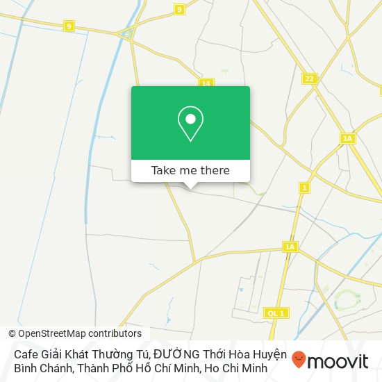 Cafe Giải Khát Thường Tú, ĐƯỜNG Thới Hòa Huyện Bình Chánh, Thành Phố Hồ Chí Minh map