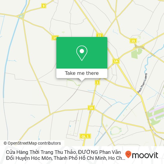 Cửa Hàng Thời Trang Thu Thảo, ĐƯỜNG Phan Văn Đối Huyện Hóc Môn, Thành Phố Hồ Chí Minh map