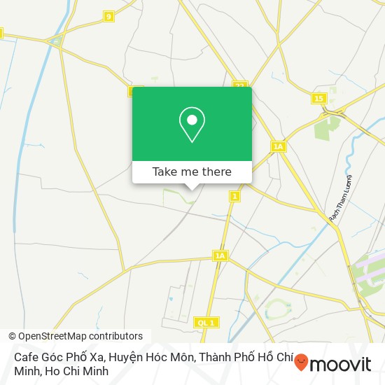 Cafe Góc Phố Xa, Huyện Hóc Môn, Thành Phố Hồ Chí Minh map