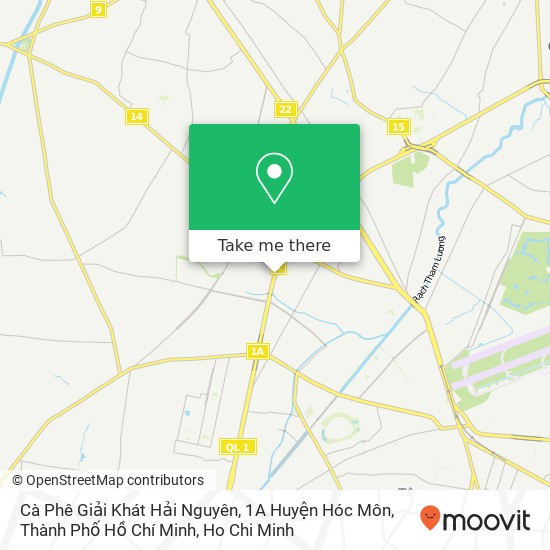 Cà Phê Giải Khát Hải Nguyên, 1A Huyện Hóc Môn, Thành Phố Hồ Chí Minh map
