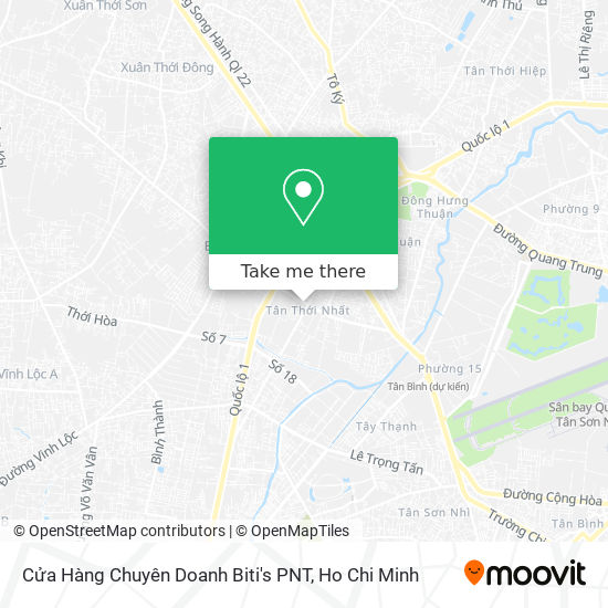 Cửa Hàng Chuyên Doanh Biti's PNT map