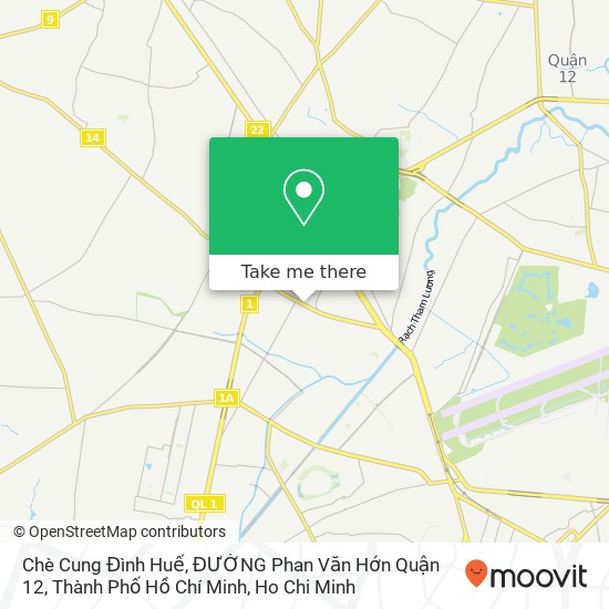 Chè Cung Đình Huế, ĐƯỜNG Phan Văn Hớn Quận 12, Thành Phố Hồ Chí Minh map