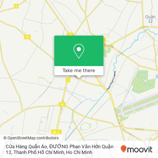 Cửa Hàng Quần Áo, ĐƯỜNG Phan Văn Hớn Quận 12, Thành Phố Hồ Chí Minh map