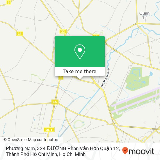 Phương Nam, 324 ĐƯỜNG Phan Văn Hớn Quận 12, Thành Phố Hồ Chí Minh map