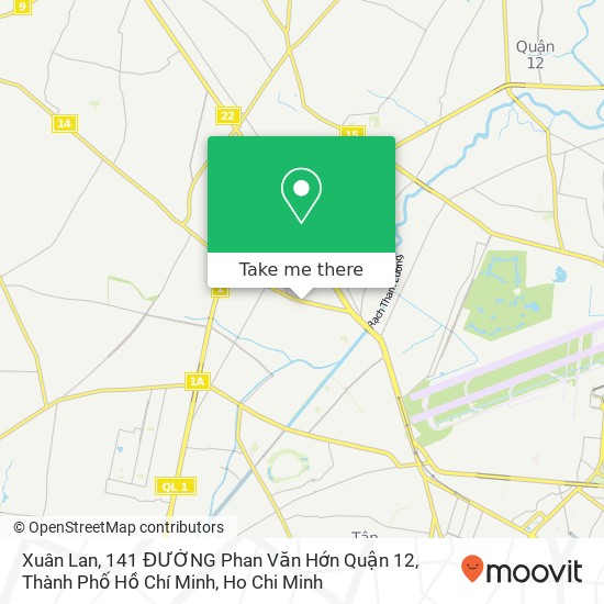 Xuân Lan, 141 ĐƯỜNG Phan Văn Hớn Quận 12, Thành Phố Hồ Chí Minh map