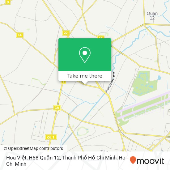 Hoa Việt, H58 Quận 12, Thành Phố Hồ Chí Minh map