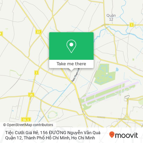 Tiệc Cưới Giá Rẻ, 156 ĐƯỜNG Nguyễn Văn Quá Quận 12, Thành Phố Hồ Chí Minh map
