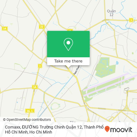 Comaxx, ĐƯỜNG Trường Chinh Quận 12, Thành Phố Hồ Chí Minh map