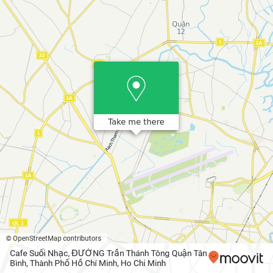 Cafe Suối Nhạc, ĐƯỜNG Trần Thánh Tông Quận Tân Bình, Thành Phố Hồ Chí Minh map
