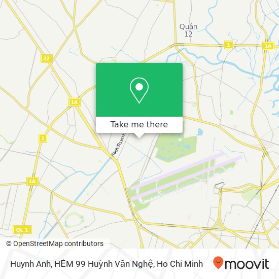 Huynh Anh, HẺM 99 Huỳnh Văn Nghệ map