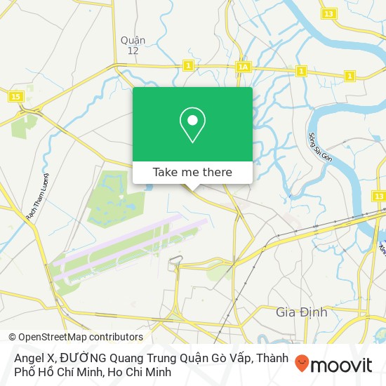 Angel X, ĐƯỜNG Quang Trung Quận Gò Vấp, Thành Phố Hồ Chí Minh map