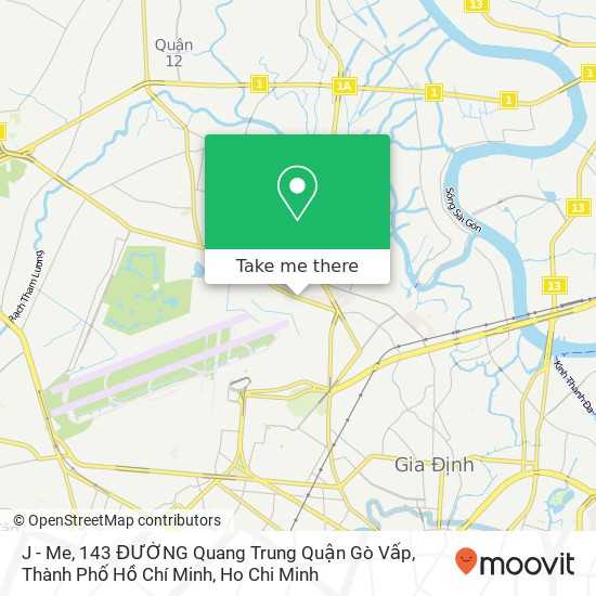 J - Me, 143 ĐƯỜNG Quang Trung Quận Gò Vấp, Thành Phố Hồ Chí Minh map