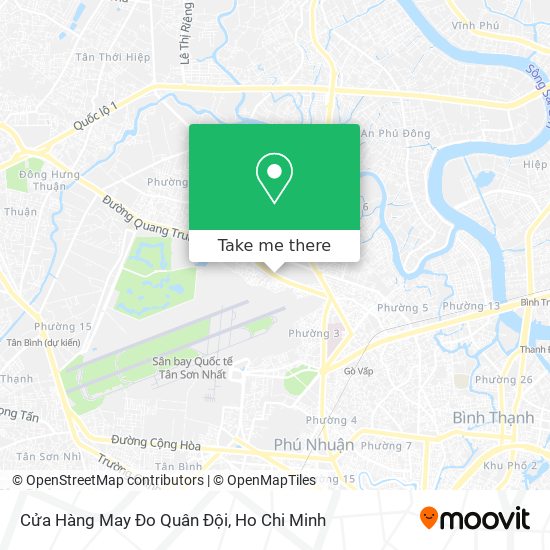 Cửa Hàng May Đo Quân Đội map