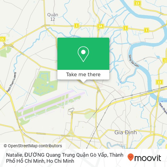 Natalie, ĐƯỜNG Quang Trung Quận Gò Vấp, Thành Phố Hồ Chí Minh map