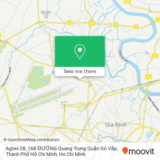 Agtex 28, 168 ĐƯỜNG Quang Trung Quận Gò Vấp, Thành Phố Hồ Chí Minh map