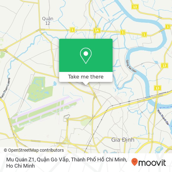 Mu Quán Z1, Quận Gò Vấp, Thành Phố Hồ Chí Minh map