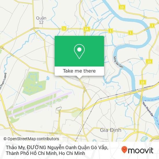 Thảo My, ĐƯỜNG Nguyễn Oanh Quận Gò Vấp, Thành Phố Hồ Chí Minh map