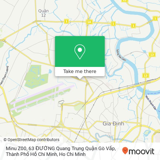 Minu Z00, 63 ĐƯỜNG Quang Trung Quận Gò Vấp, Thành Phố Hồ Chí Minh map