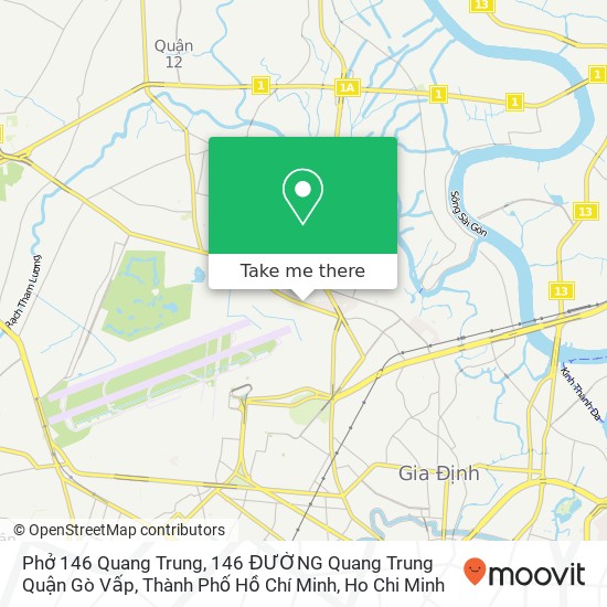 Phở 146 Quang Trung, 146 ĐƯỜNG Quang Trung Quận Gò Vấp, Thành Phố Hồ Chí Minh map