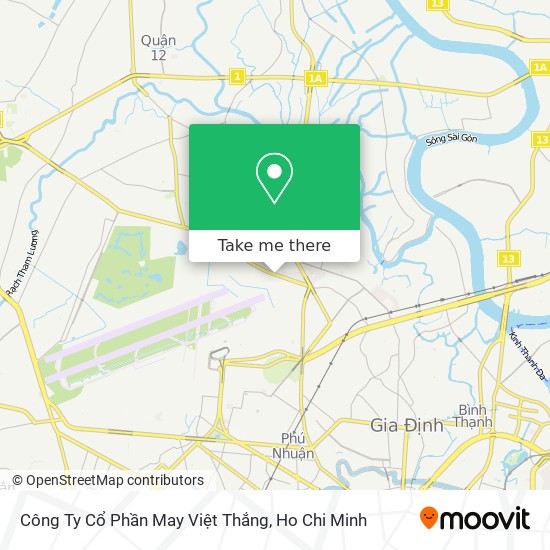 Công Ty Cổ Phần May Việt Thắng map