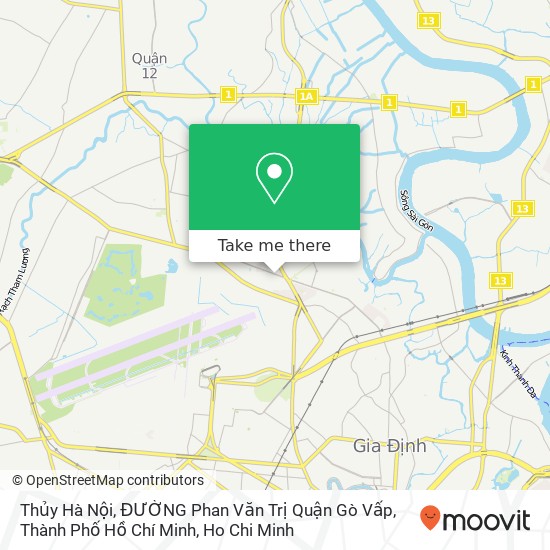 Thủy Hà Nội, ĐƯỜNG Phan Văn Trị Quận Gò Vấp, Thành Phố Hồ Chí Minh map