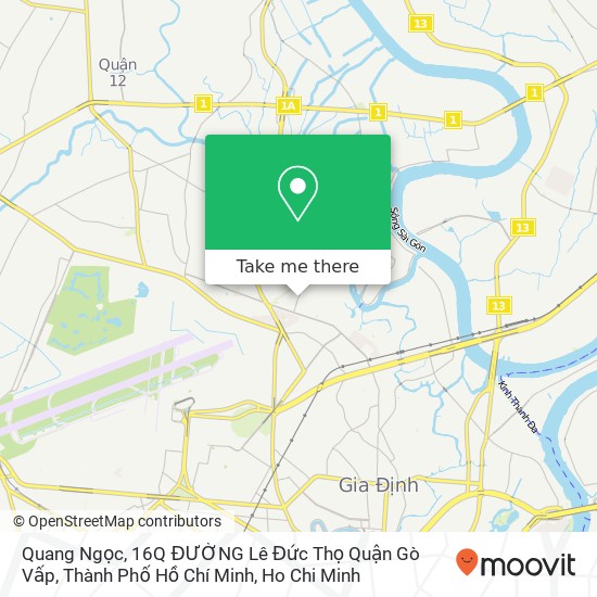 Quang Ngọc, 16Q ĐƯỜNG Lê Đức Thọ Quận Gò Vấp, Thành Phố Hồ Chí Minh map