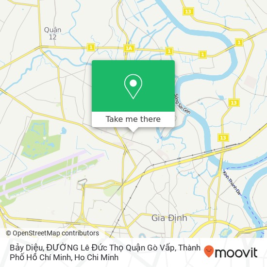 Bảy Diệu, ĐƯỜNG Lê Đức Thọ Quận Gò Vấp, Thành Phố Hồ Chí Minh map