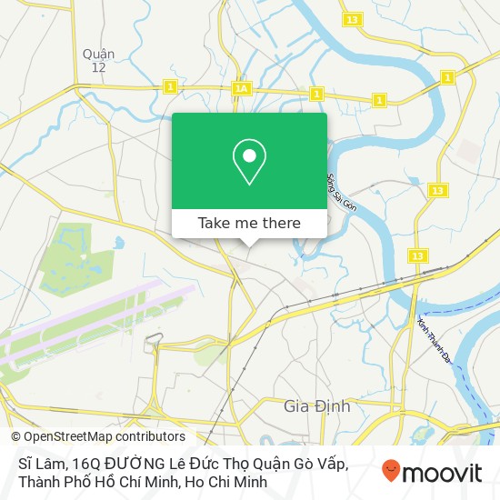 Sĩ Lâm, 16Q ĐƯỜNG Lê Đức Thọ Quận Gò Vấp, Thành Phố Hồ Chí Minh map