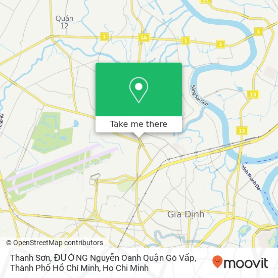 Thanh Sơn, ĐƯỜNG Nguyễn Oanh Quận Gò Vấp, Thành Phố Hồ Chí Minh map