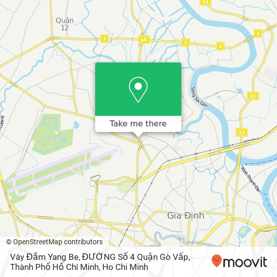 Váy Đầm Yang Be, ĐƯỜNG Số 4 Quận Gò Vấp, Thành Phố Hồ Chí Minh map