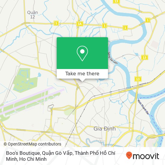 Boo's Boutique, Quận Gò Vấp, Thành Phố Hồ Chí Minh map