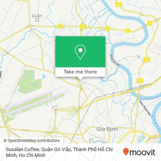 Susalan Coffee, Quận Gò Vấp, Thành Phố Hồ Chí Minh map