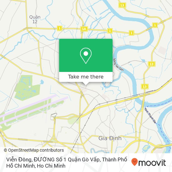 Viễn Đông, ĐƯỜNG Số 1 Quận Gò Vấp, Thành Phố Hồ Chí Minh map