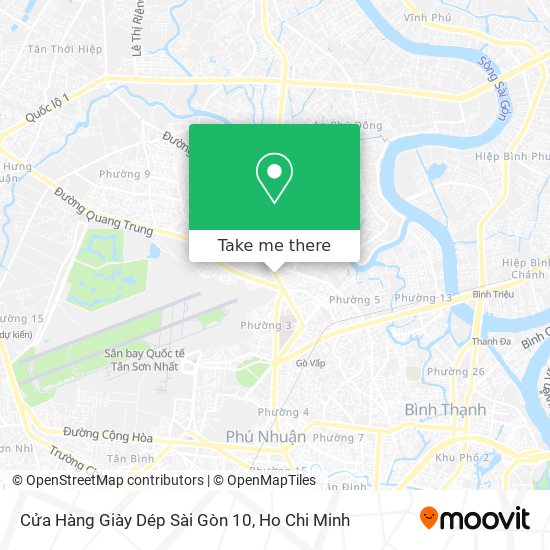 Cửa Hàng Giày Dép Sài Gòn 10 map