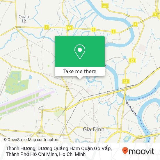 Thanh Hương, Dương Quảng Hàm Quận Gò Vấp, Thành Phố Hồ Chí Minh map