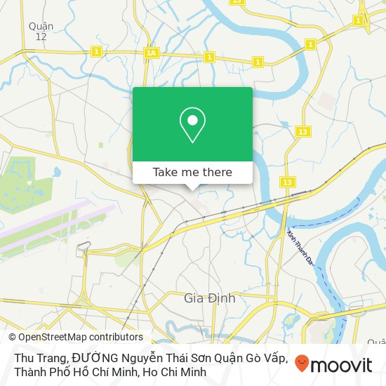 Thu Trang, ĐƯỜNG Nguyễn Thái Sơn Quận Gò Vấp, Thành Phố Hồ Chí Minh map